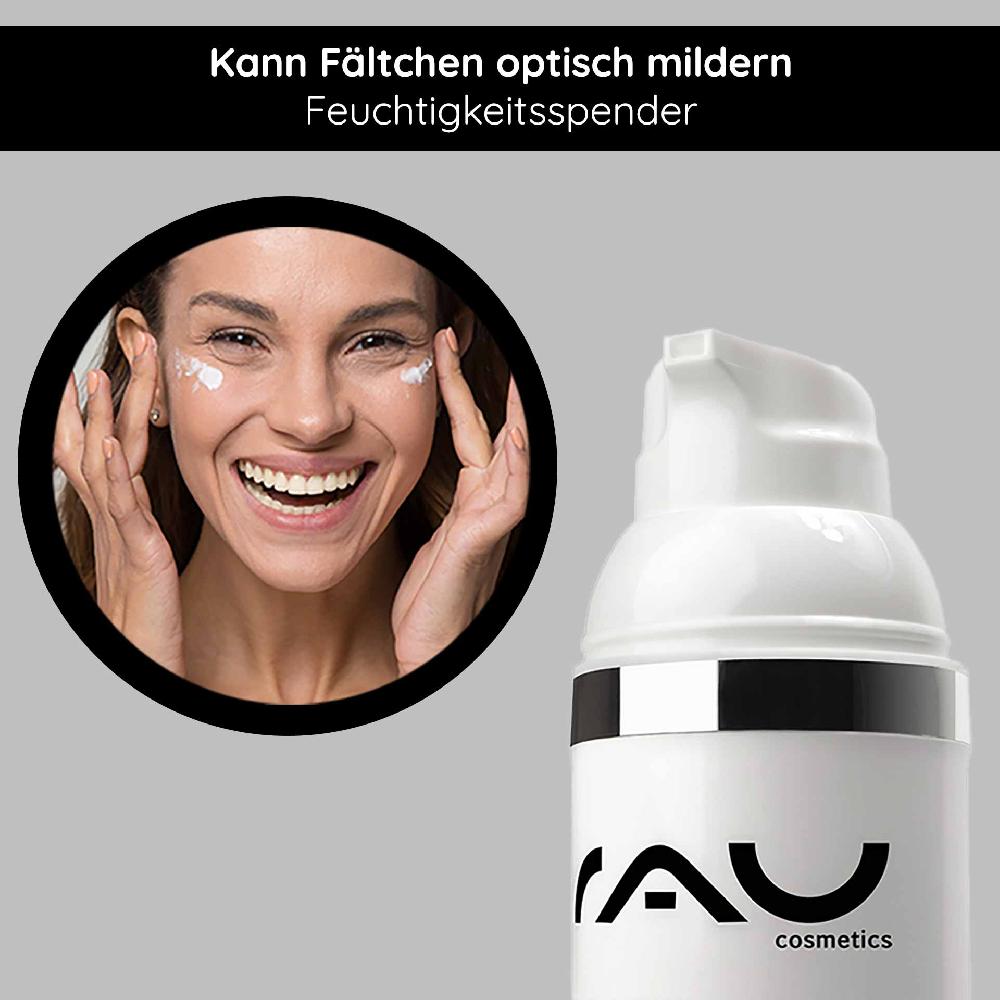 Rau Cosmetics Hyaluron Cream SPF10 50 ml Gesichtscreme mit UV-Schutz für trockene Haut Jubiläumsangebot