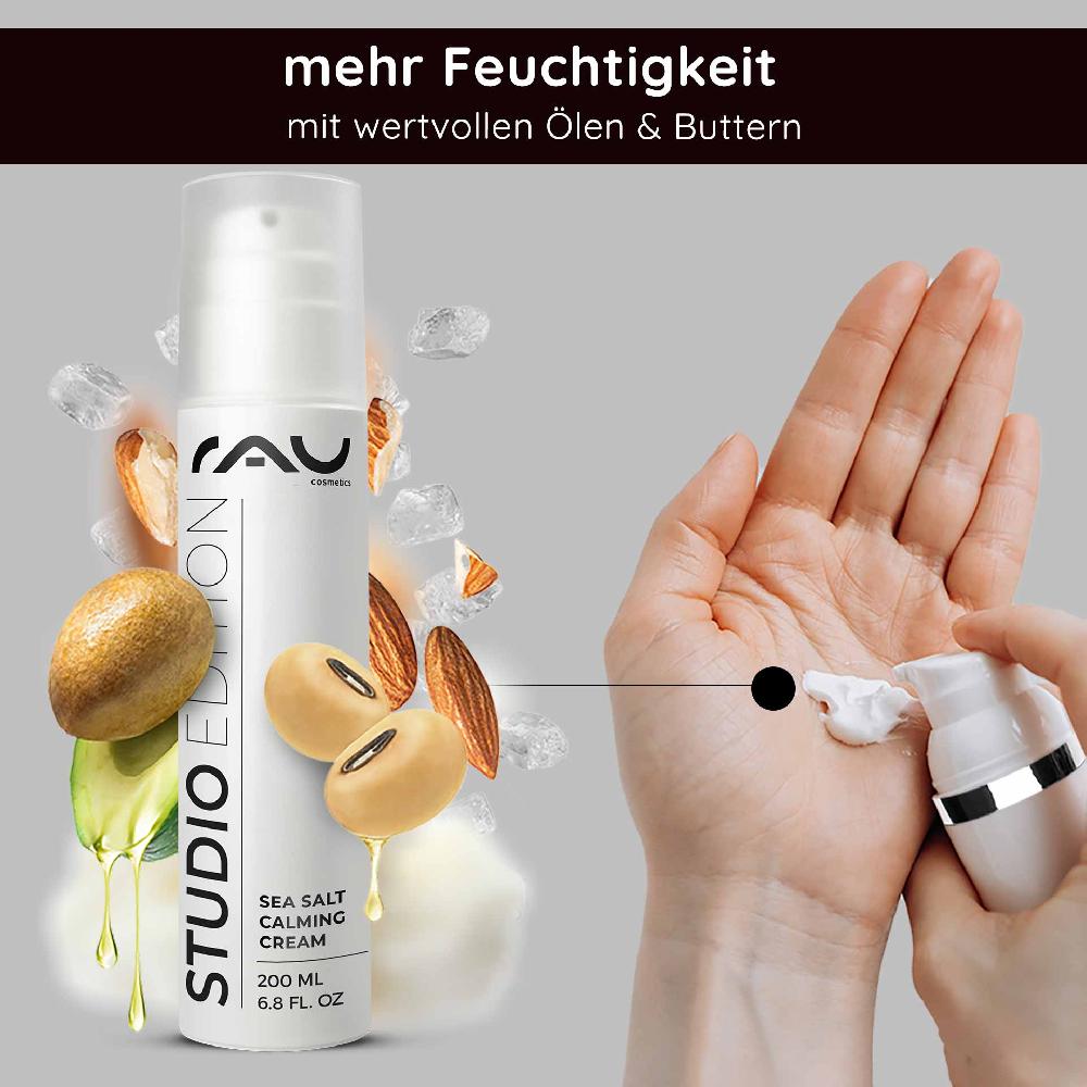 Rau Cosmetics Sea Salt Calming Cream 200 ml mit Meersalz und PHA Zeitlich begrenztes Angebot