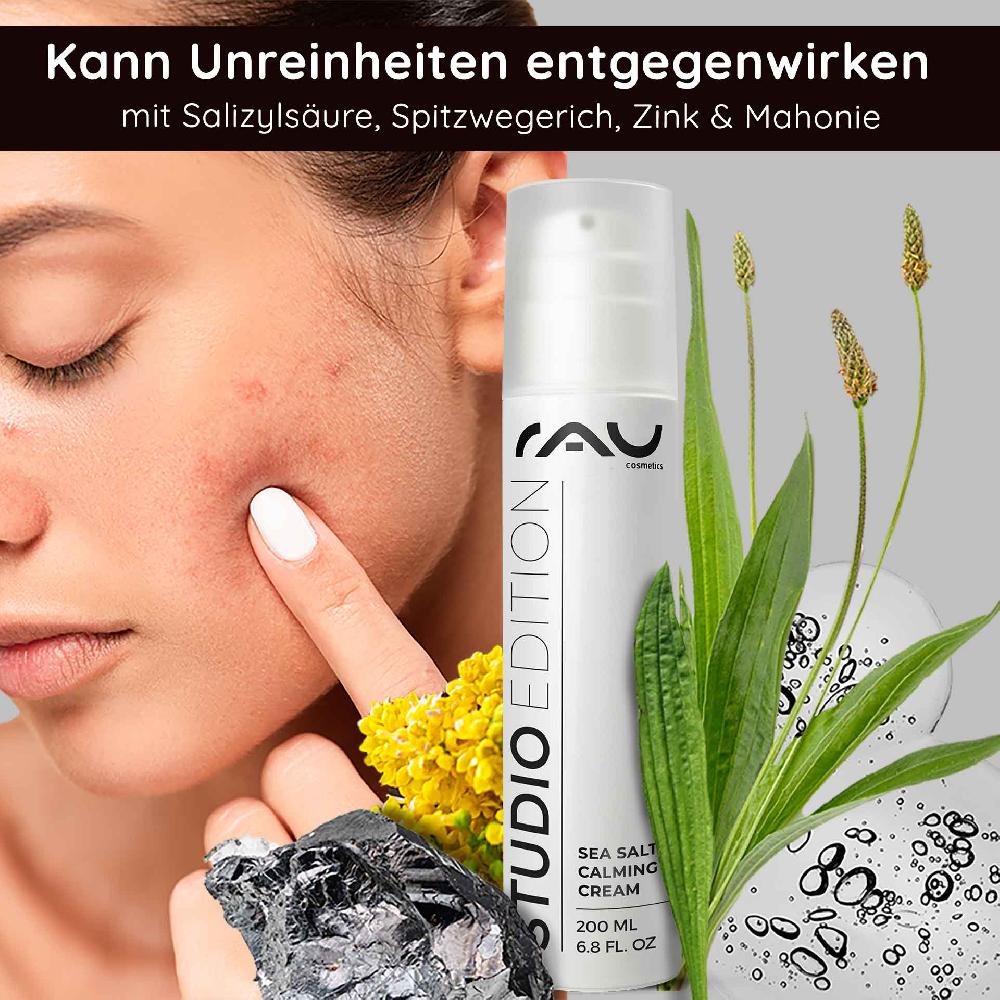 Rau Cosmetics Sea Salt Calming Cream 200 ml mit Meersalz und PHA Zeitlich begrenztes Angebot
