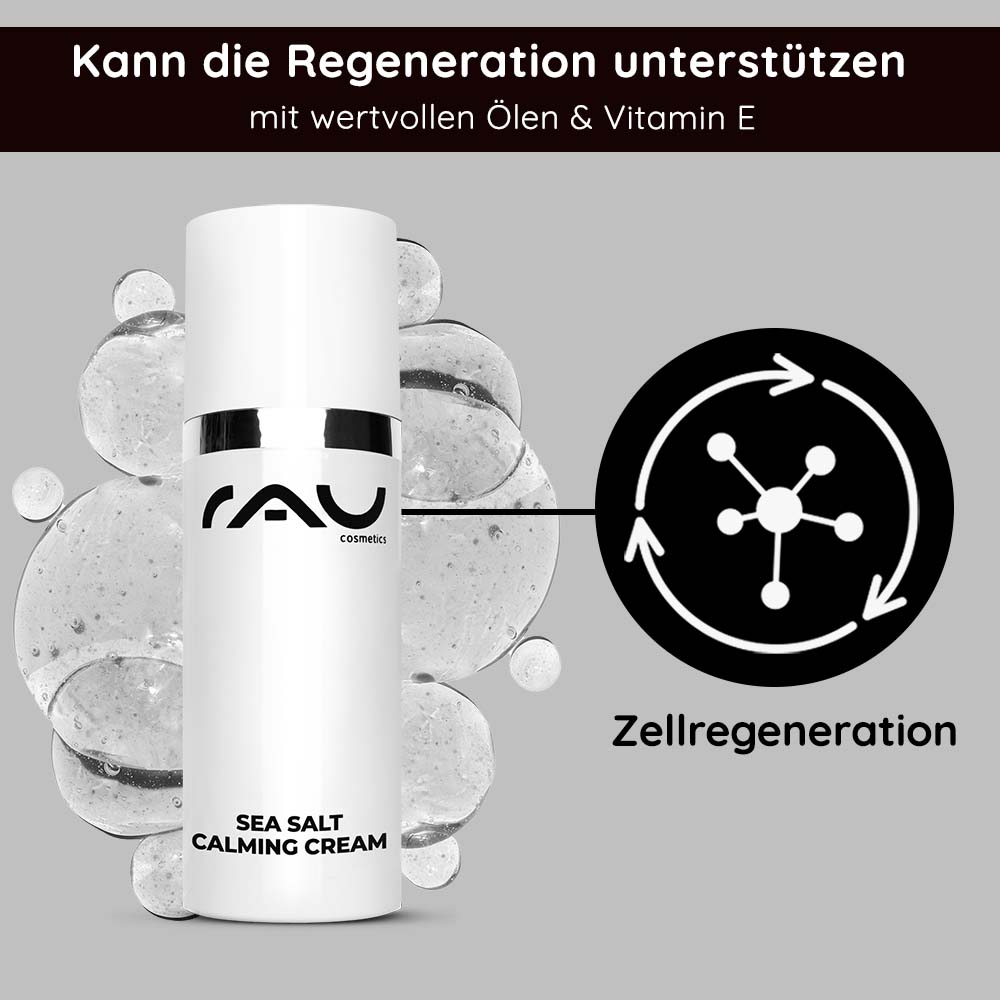 Rau Cosmetics Sea Salt Calming Cream 50 ml Gesichtscreme mit Meersalz bei unreiner Haut Exklusive Angebote