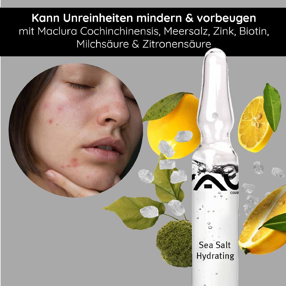 Rau Cosmetics Sea Salt Hydrating Ampulle 10x2 ml mit Meersalz & PHA Blitzangebot