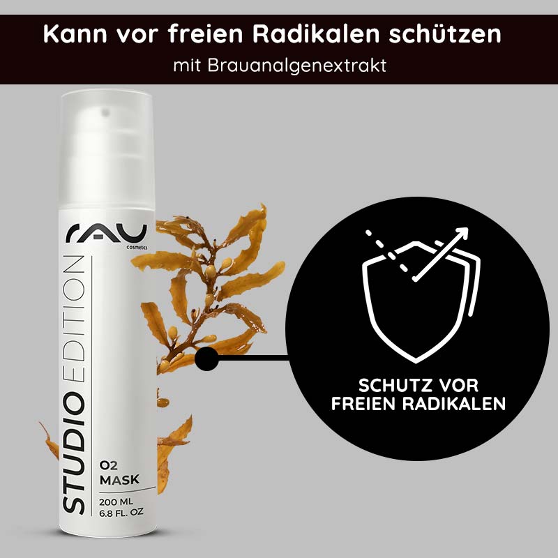 Rau Cosmetics O2 Mask 200 ml duftende Maske mit Aloe Vera & Ginkgo Große Rabatte