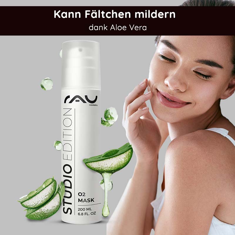 Rau Cosmetics O2 Mask 200 ml duftende Maske mit Aloe Vera & Ginkgo Große Rabatte