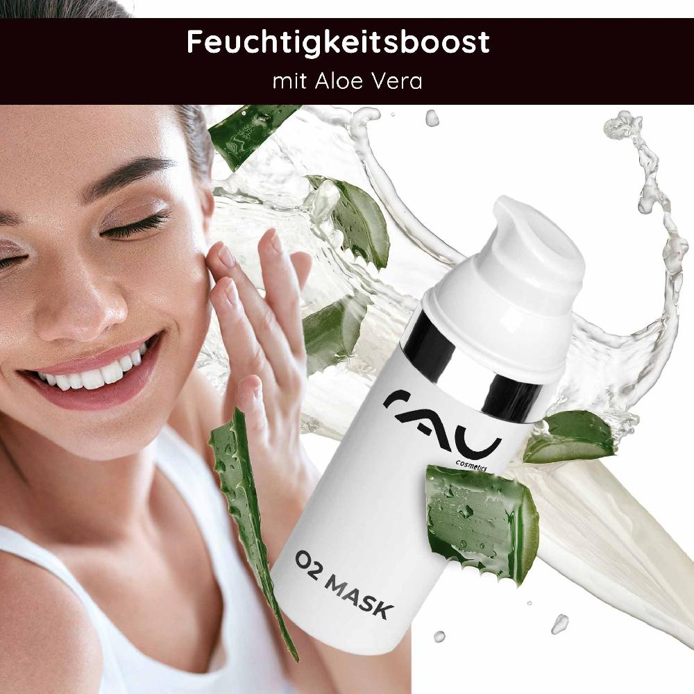 Rau Cosmetics O2 Mask 50 ml Maske mit Aloe Vera Arnika und Ginkgo Neuheiten