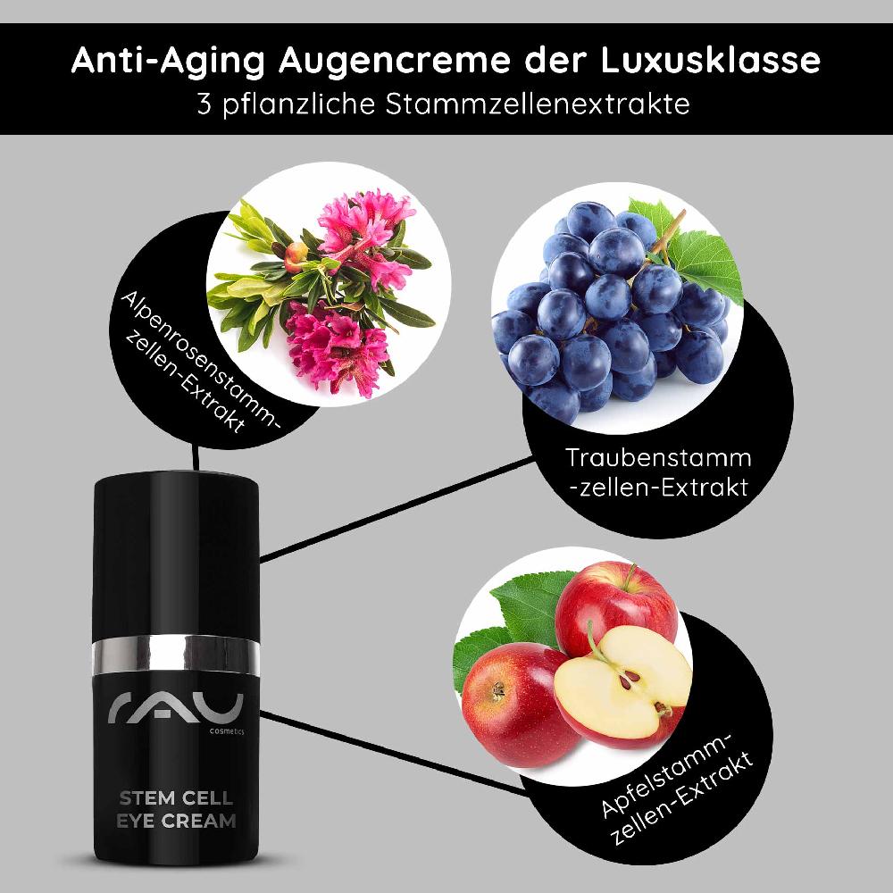 Rau Cosmetics Stem Cell Eye Cream 15 ml Anti Aging Augencreme Sonderangebote