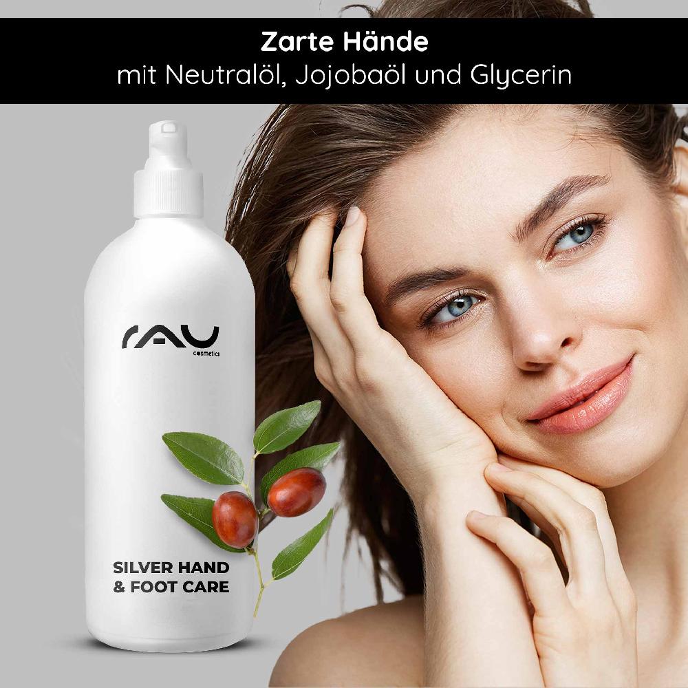 Rau Cosmetics Silver Hand & Foot Care 500 ml für Hand- & Fußcreme Tiefpreis