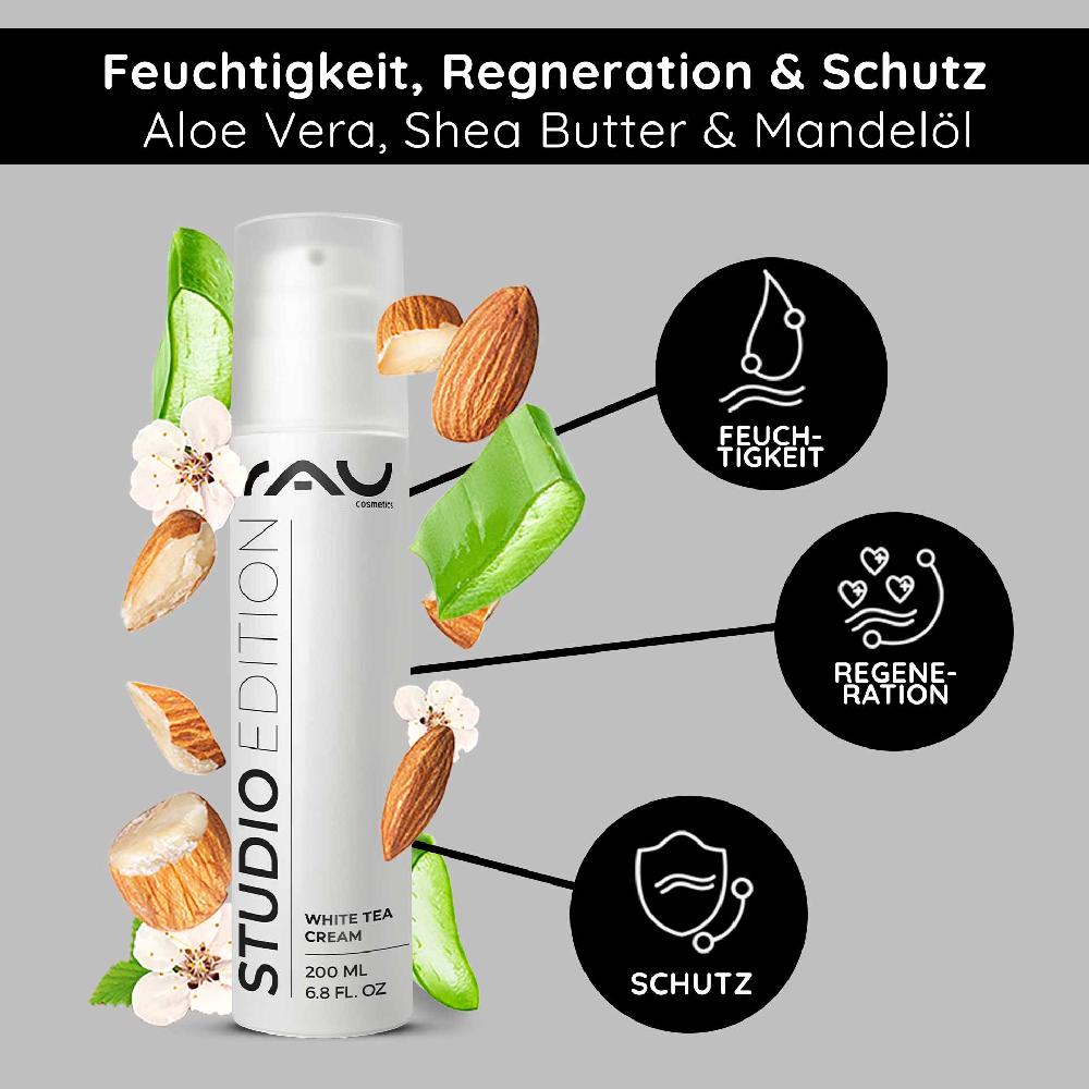 Rau Cosmetics White Tea Cream 200 ml Anti Aging Creme mit Weißem Tee JETZT KAUFEN