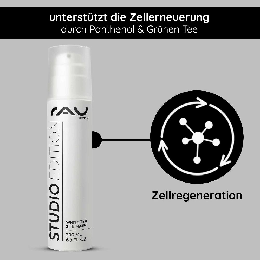 Rau Cosmetics White Tea Silk Mask 200 ml Reichhaltige Creme & Maske Letzte 2 Tage