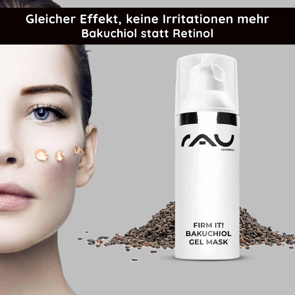 Rau Cosmetics Firm it Bakuchiol Gel Mask 50 ml Anti-Aging Gelmaske Bis zu 60% Rabatt