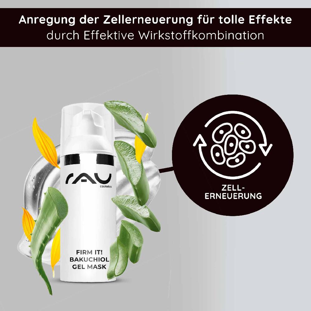 Rau Cosmetics Firm it Bakuchiol Gel Mask 50 ml Anti-Aging Gelmaske Bis zu 60% Rabatt