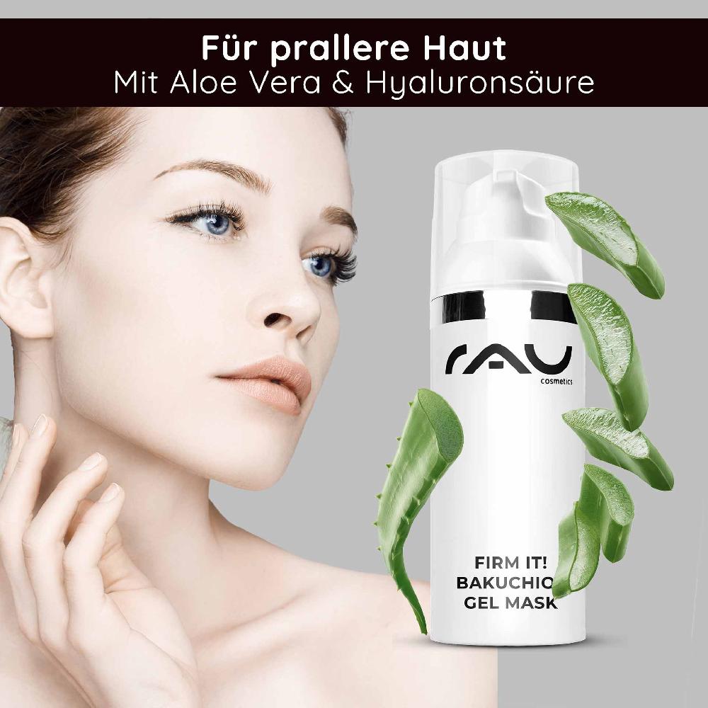 Rau Cosmetics Firm it Bakuchiol Gel Mask 50 ml Anti-Aging Gelmaske Bis zu 60% Rabatt