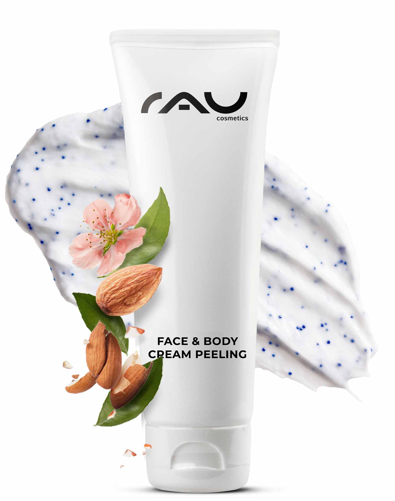 Rau Cosmetics Face & Body Cream Peeling 75 ml Mechanisches Peeling Clearance-Verkauf