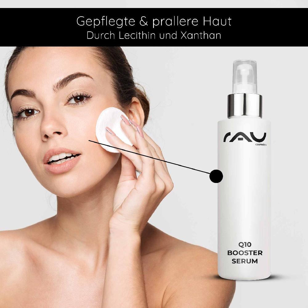 Rau Cosmetics Q10 Booster Serum 100 ml - mit Hyaluron Q10 & Lecithin Fabrikladen