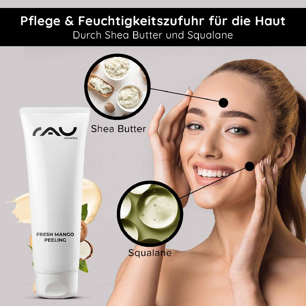 Rau Cosmetics Fresh Mango Peeling 75 ml Enzymepeeling mit Mangoduft für feine Poren Speichern exportieren