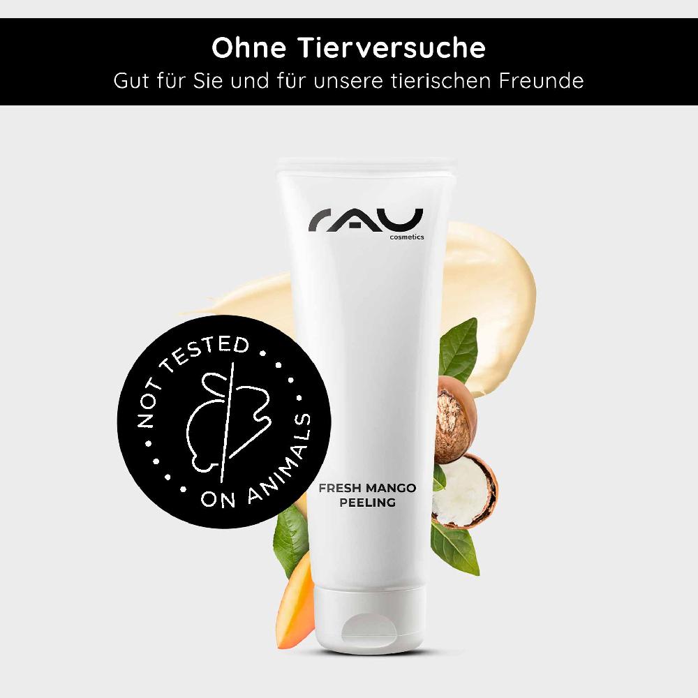 Rau Cosmetics Fresh Mango Peeling 75 ml Enzymepeeling mit Mangoduft für feine Poren Speichern exportieren