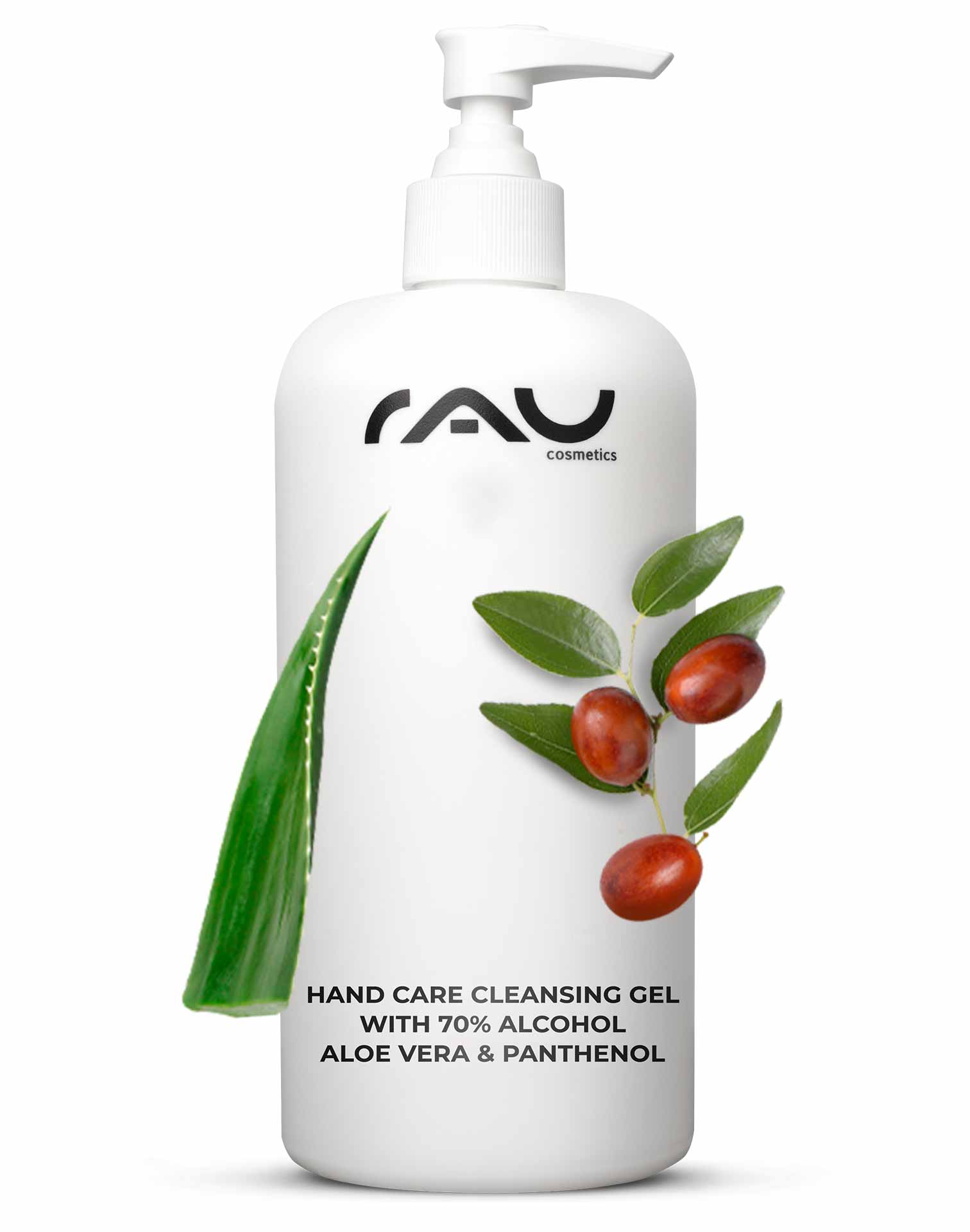 Rau Cosmetics Hand Care Cleansing Gel 500 ml Desinfektion & Pflege Black Friday Preise