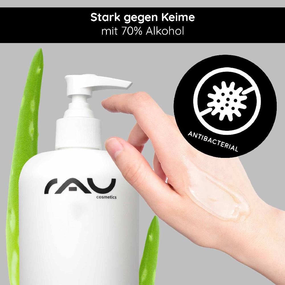 Rau Cosmetics Hand Care Cleansing Gel 500 ml Desinfektion & Pflege Black Friday Preise