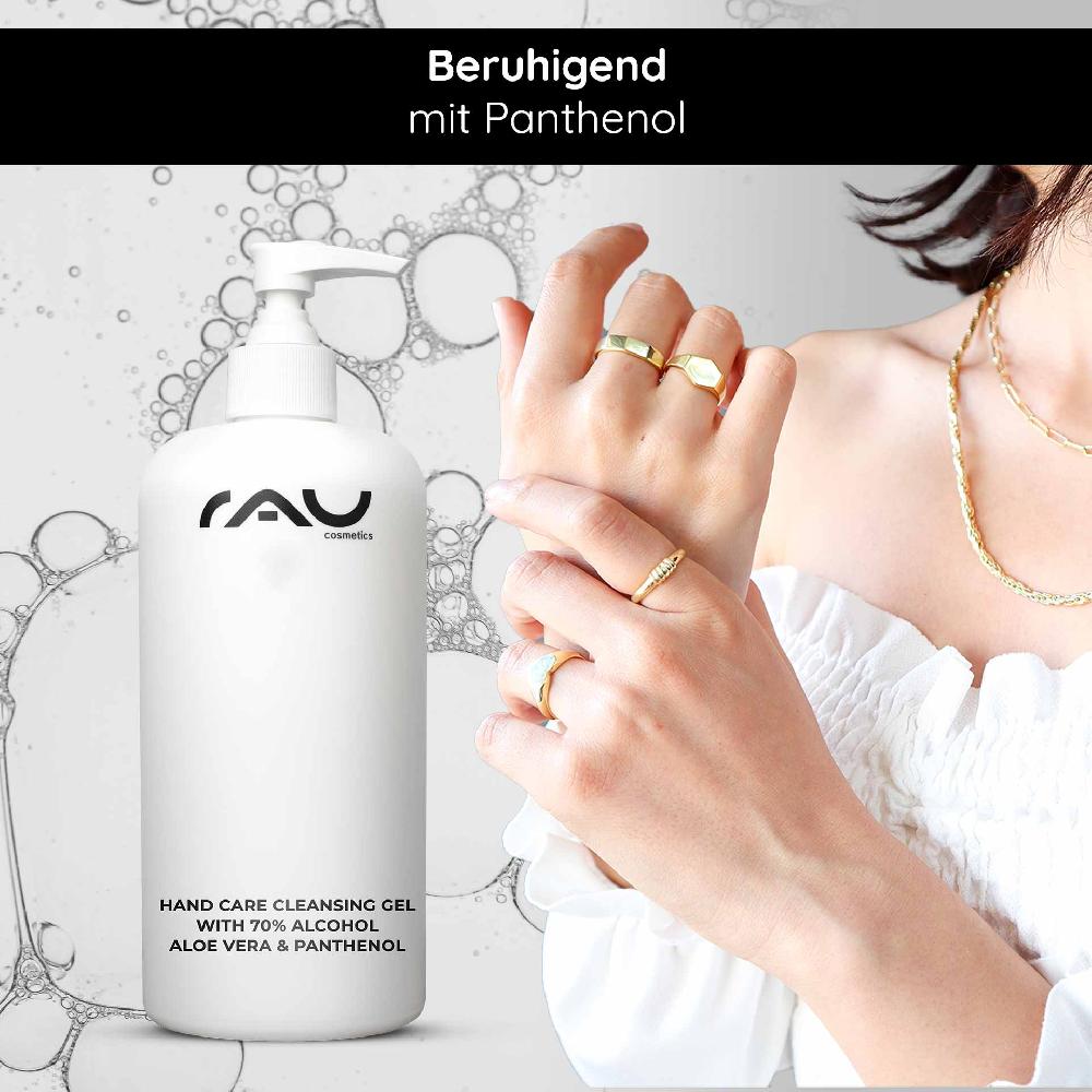 Rau Cosmetics Hand Care Cleansing Gel 500 ml Desinfektion & Pflege Black Friday Preise