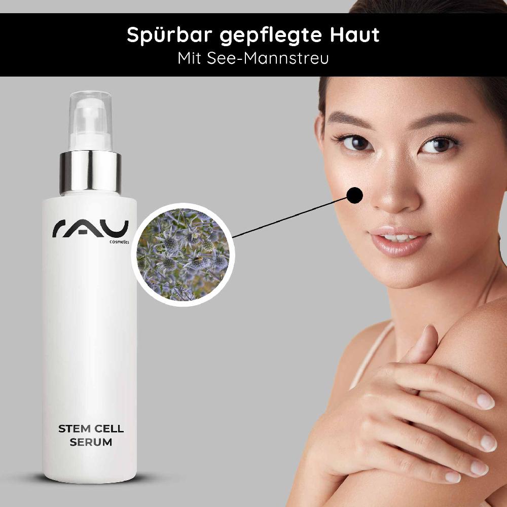 Rau Cosmetics Stem Cell Serum 100 ml Anti-Aging Stammzellen Serum für reife & trockene Haut Im Verkauf