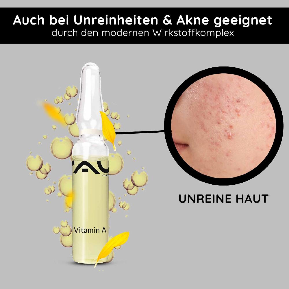 Rau Cosmetics Vitamin A Ampullen 7x2 ml ink. Applikator Anti-Aging Serum Online