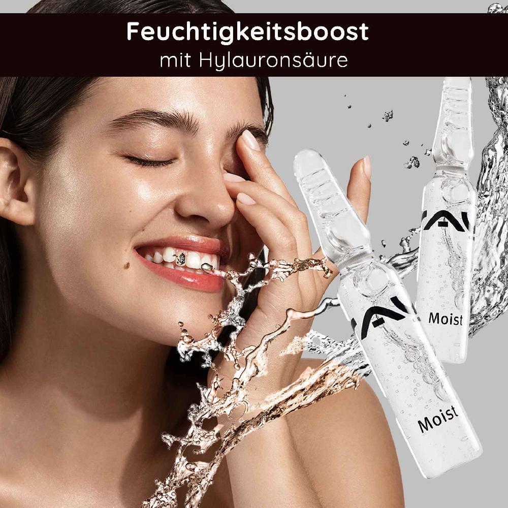 Rau Cosmetics Moist Ampullen 7x2 ml inkl. Applikator Hyaluron Booster Hotsell
