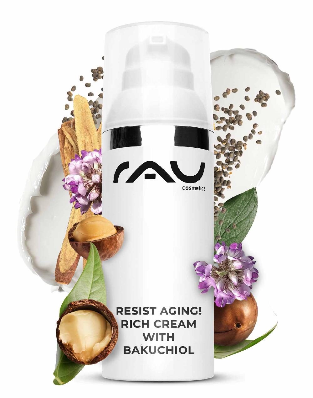 Rau Cosmetics Resist aging Rich Cream with Bakuchiol 50 ml Nachtcreme Günstiger Verkauf